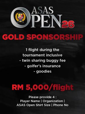 Gold Package - RM5k Sponsorship