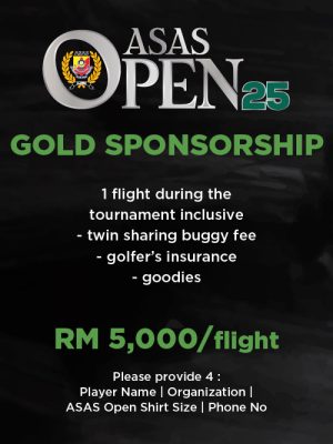 Gold Package - RM5k Sponsorship