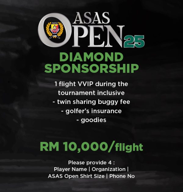 Diamond Package - RM10k Sponsorship