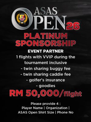 Platinum Package - RM50k Sponsorship