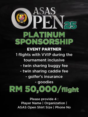 Platinum Package - RM50k Sponsorship