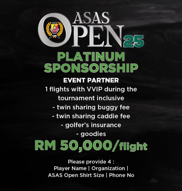 Platinum Package - RM50k Sponsorship
