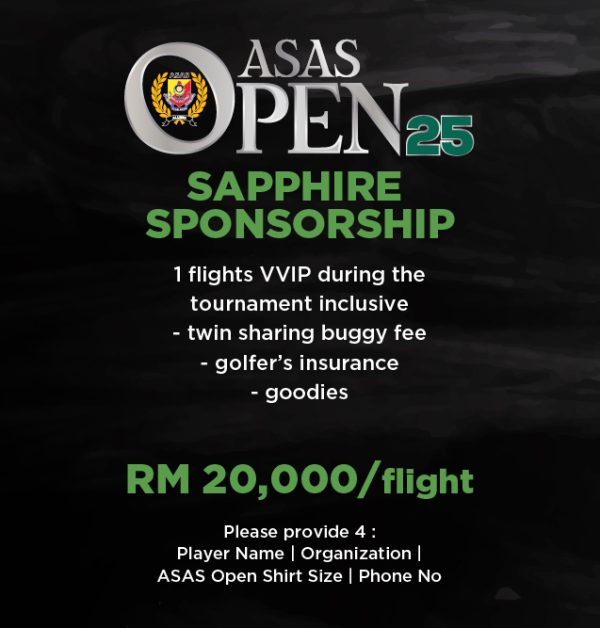 Sapphire Package - RM20k Sponsorship